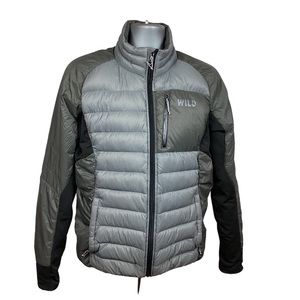 WILD Outdoor Apparel Down Puffer Jacket Gray
